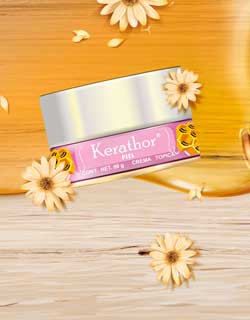 tarjeta de promocion de kerathor piel cera de abeja